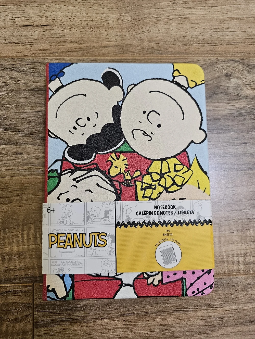 LOUNGEFLY X PEANUTS SNOOPY & GANG STATIONERY JOURNAL